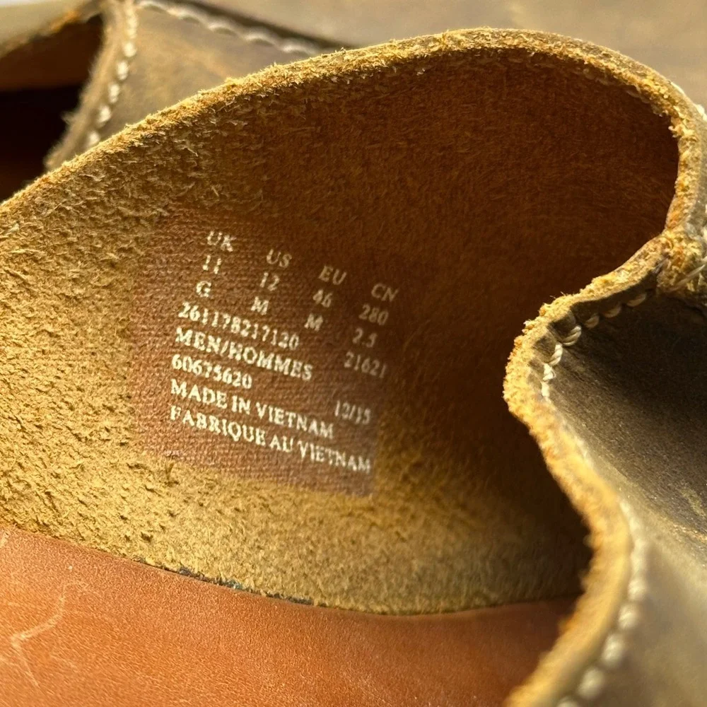 Clarks Lynton Slide Sandals Mens 12 Tan Leather Casual Comfort Summer Shoes